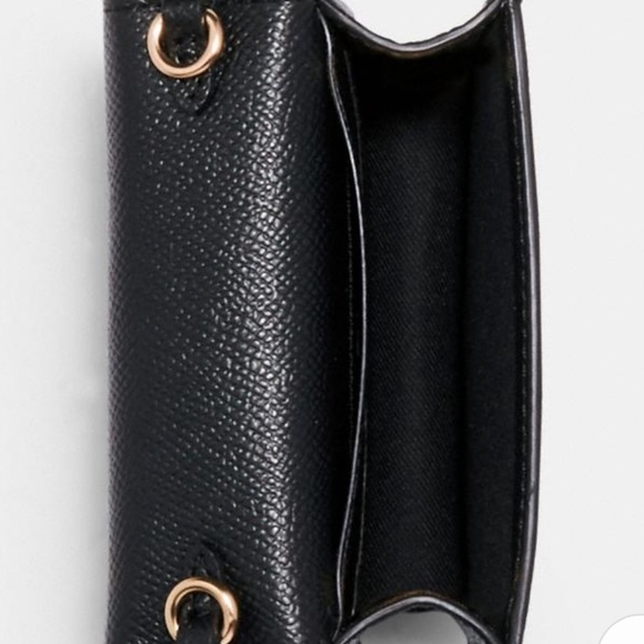 Coach Leather Mini Wallet On A Detachable Chain - Picture 3 of 9